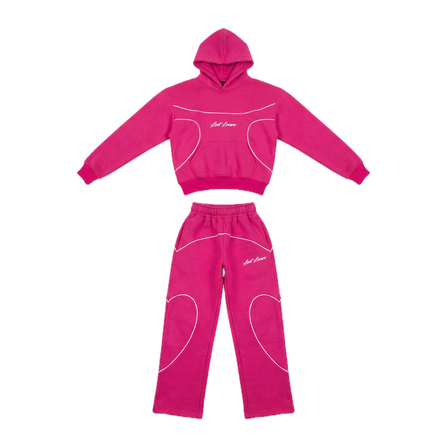 Pink Piped Set
