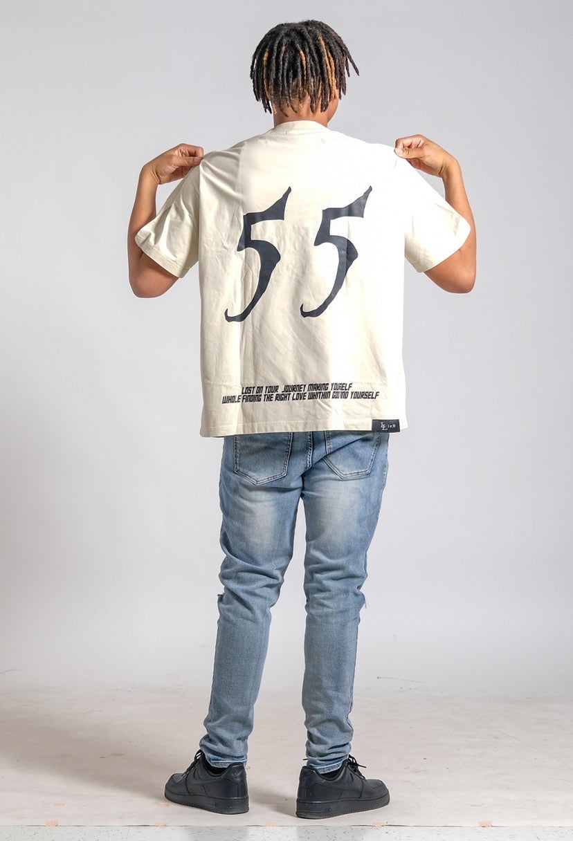 Love Me Now or Never Tee – White