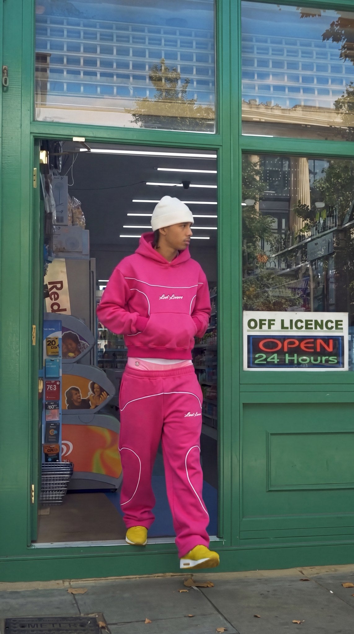 Pink Piped Set