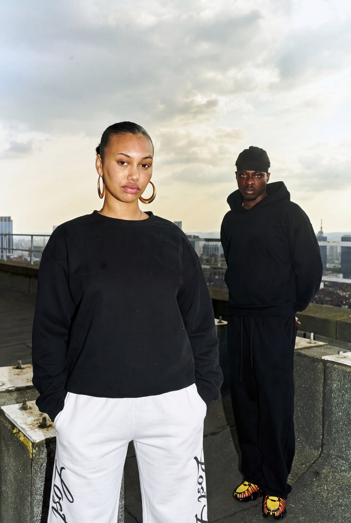 White Script Sweat
