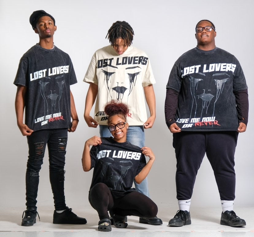 Love Me Now or Never Tee – Black